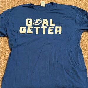Tampa Bay Lightning Blue Goal Getter T-Shirt